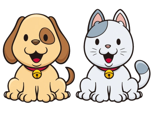 浪漫宠物店猫狗家庭草地花园方向牌