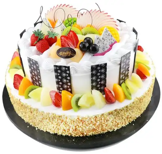 网红新款双层水果生日流行仿真蛋糕模型生日蛋糕仿真水果
