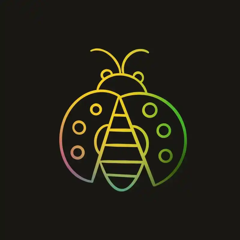 字母a画七星瓢虫简笔画