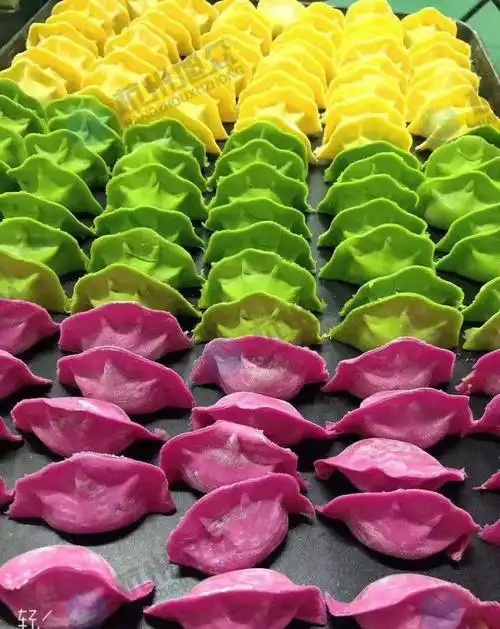 多彩的杂粮饺子我算是爱了 美观又健康能不爱吗