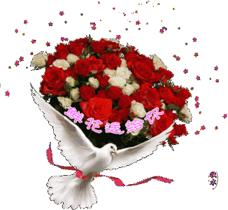 动态玫瑰花图片花束