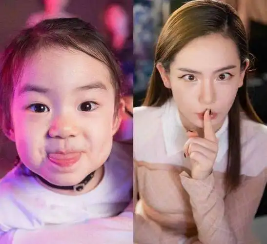 年幼版戚薇走红lucky神似亲妈抢镜小美女不怕没戏拍太羡慕人