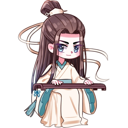 古风q版人物免扣素材