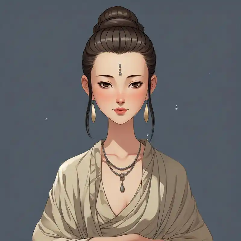 94佛系禅意卡通女生头像96 探索内心的宁静与平和,这些佛系禅意