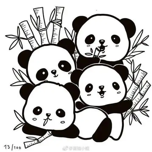 一组超可爱的手绘涂鸦小画,马住练起来!