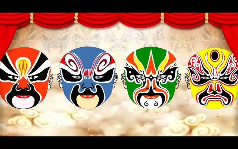 中国风戏曲京剧舞台led背景jj-25