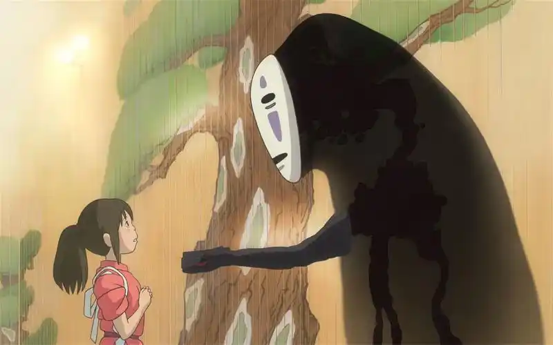 千与千寻无脸男电脑桌面壁纸图片