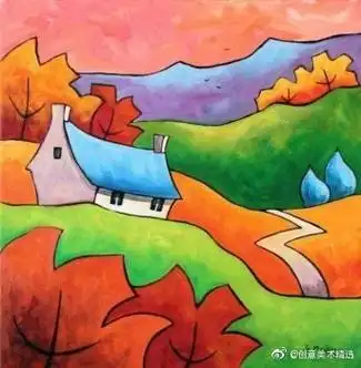 画画##色彩##水粉##油画##艺术##手绘##儿童创意美术##创意美