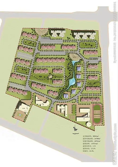 小区规划平面设计图__建筑设计_环境设计_设计图库_昵图网nipic.com
