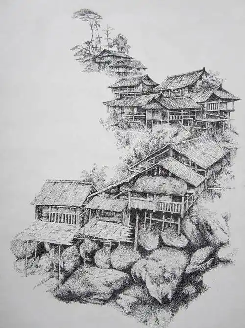 风景素描画 风景素描画入门