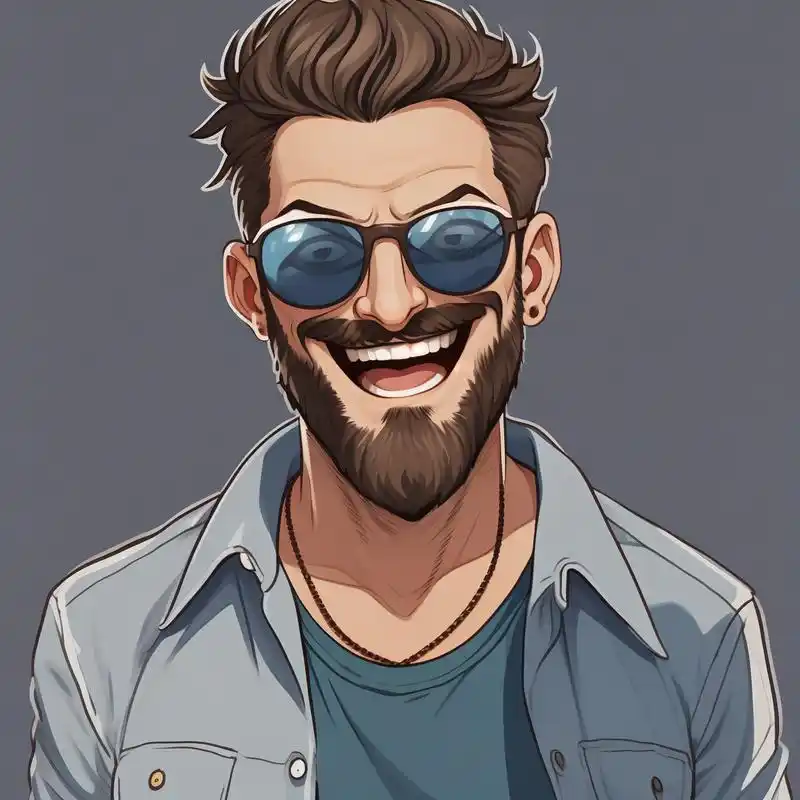 宝子们,这次带来一批超酷的胡子男卡通头像!