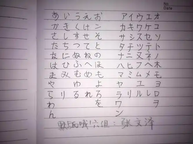 学员活动 / 晒晒五十音图手写体【已结束】 - 第3页 - 日语资讯