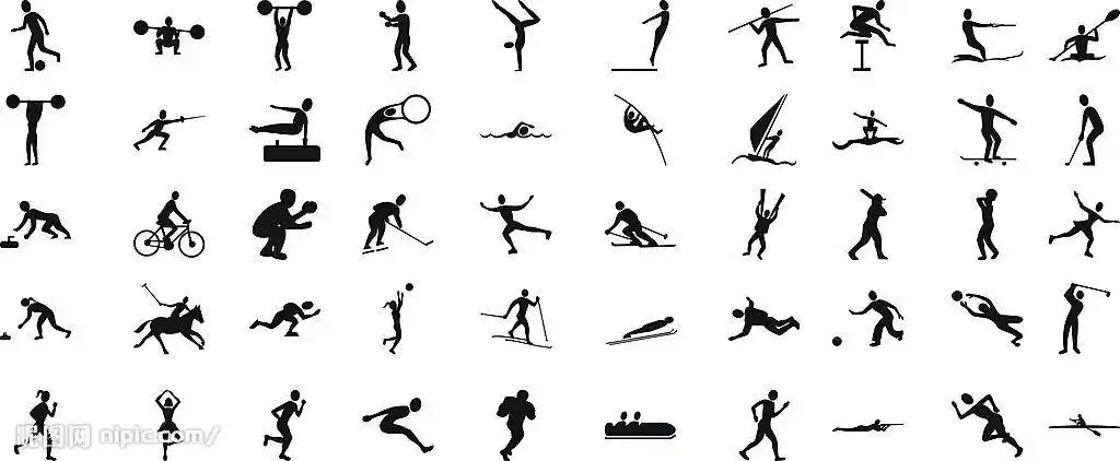 运动标识图片