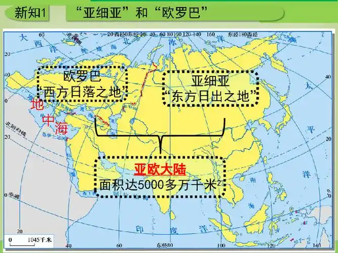 湘教版七年级地理下册61亚洲及欧洲课件共116张ppt