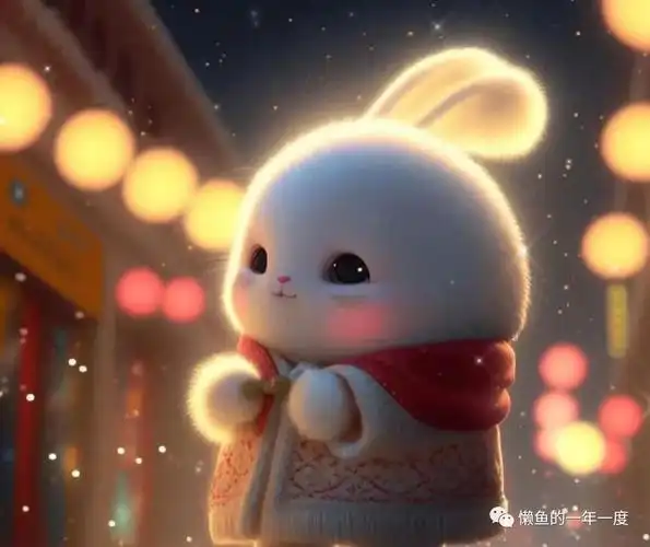 可爱呆萌新年兔子头像! - 简书