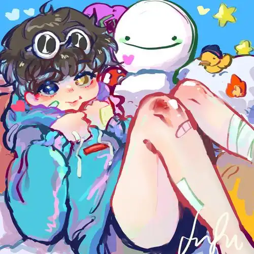 george 只 是 躺 在.