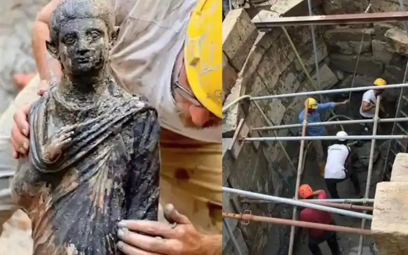 改写历史!意大利挖出2300年前大量青铜器,网友:我不信