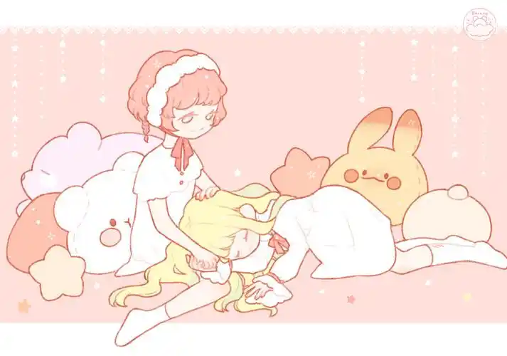 一组来自画师barung,少女心爆棚的插画.