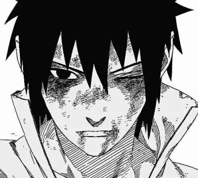 黑白头像火影头像佐助