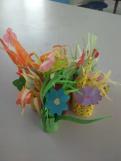 王庙镇西曹小学手工制作社团活动展示