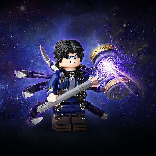 兼容乐高斗罗大陆唐三人仔moc益智拼装积木昊天锤魂骨男孩子6玩具