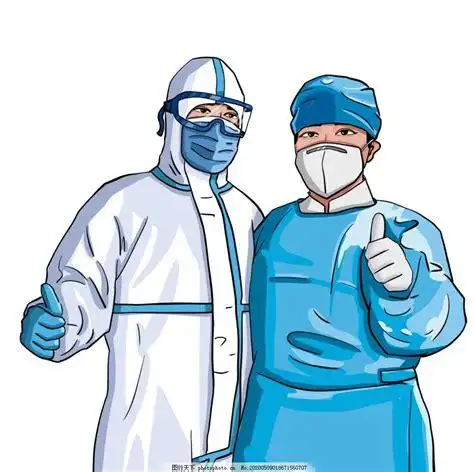 疫情中医护工作者鼓励原创手绘卡图片_其他_动漫卡通-图行天下素材网