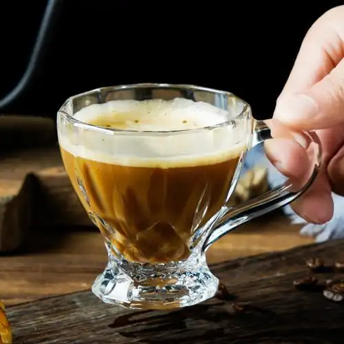 意大利进口水晶玻璃意式浓缩咖啡杯欧式咖啡杯