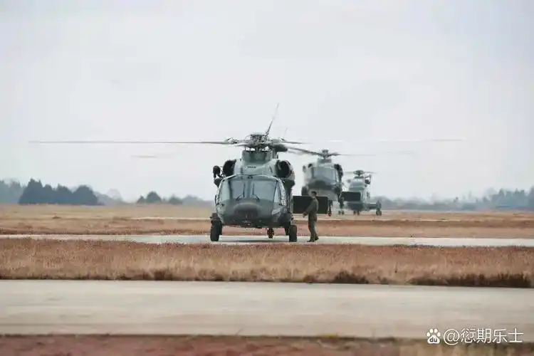 武警直升机支队训练