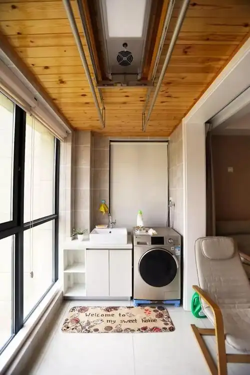 晒晒刚入住的新房阳台是大亮点餐边柜收纳真漂亮