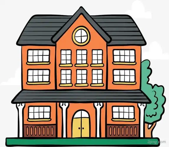 标签:小楼小楼矢量手绘度假卡通别墅小楼