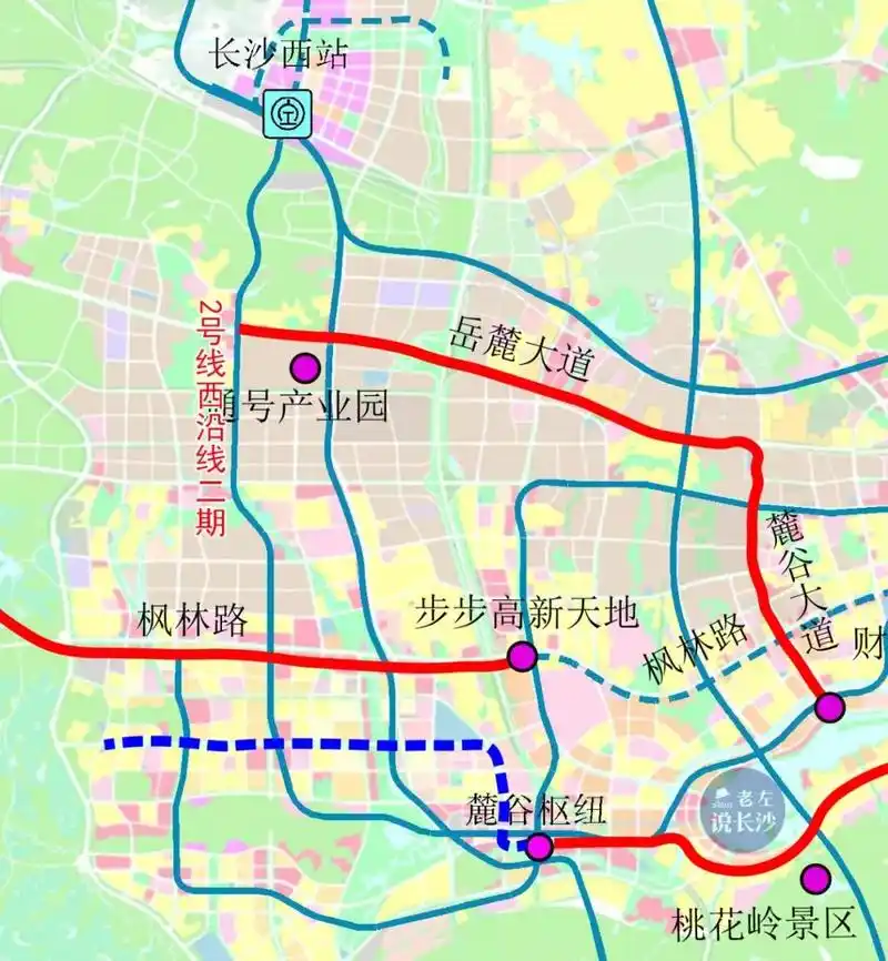 长沙地铁2号线西延二期工程计划明年开工