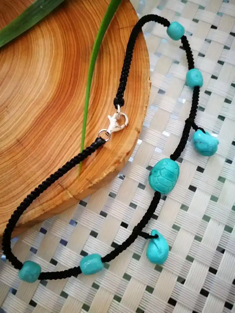 夏天到了#夏天搭配神器#脚链#纯手工编织# - 抖音