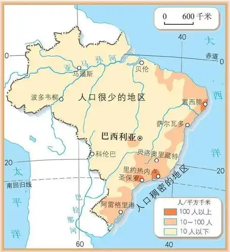 人口超过一亿的大国中,俄罗斯,巴西和美国三个国家人口密度最小