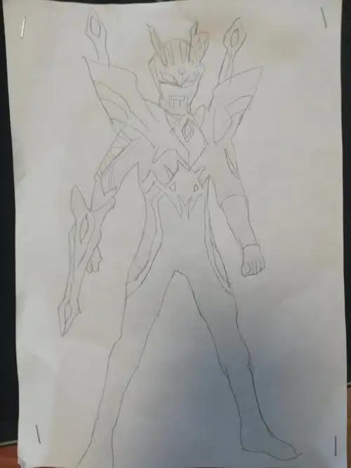 赛罗奥特曼简笔画奥特曼怎么画简笔画教你画赛罗奥特曼月神形态儿童