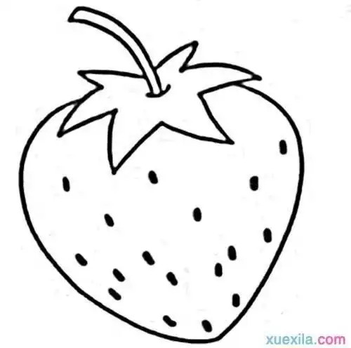 16种水果简笔画4-6岁孩子很喜欢妈妈们抓紧学习填色涂鸦书《儿童简笔