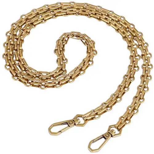 包包古金色古铜色金属链条配件单买ins流行斜挎复古链子包带肩带