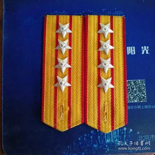 大校肩章一副(5号)