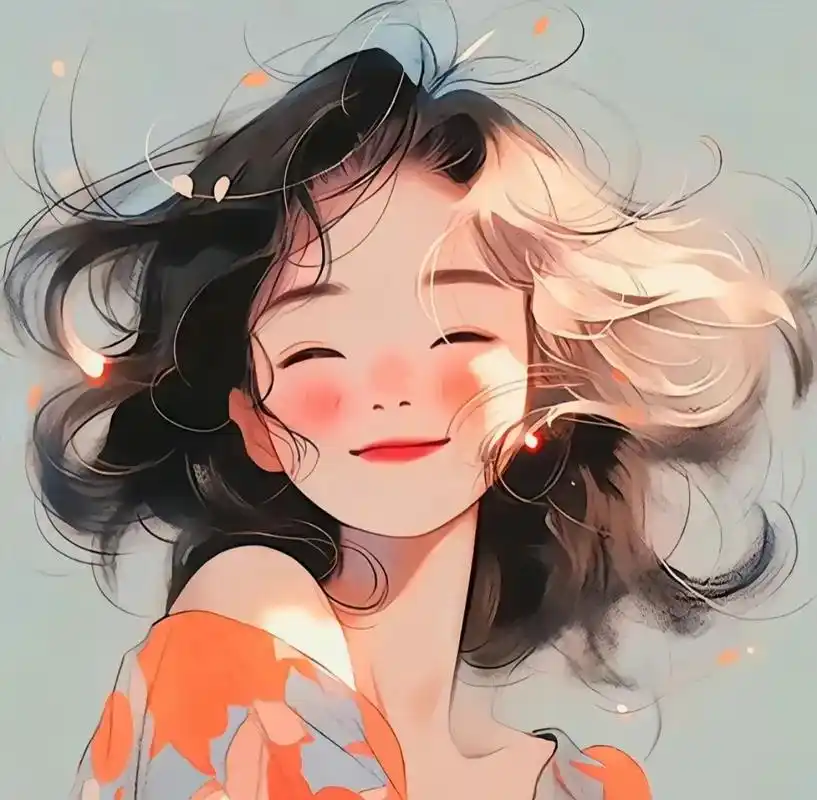 头像分享,笑容灿烂的女生头像