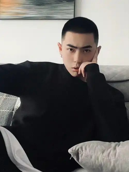 精神#男生寸头 #美式寸头