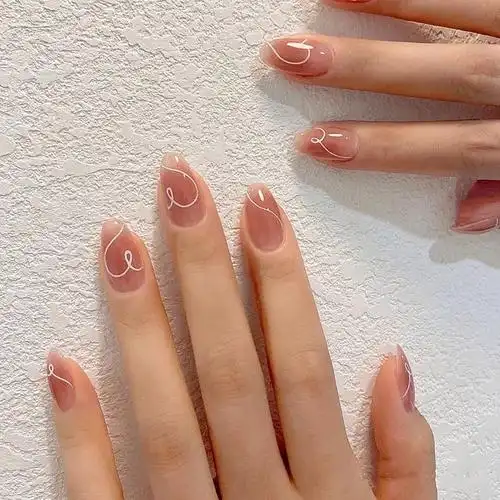 豆沙色美甲太绝了,真的显白显嫩!