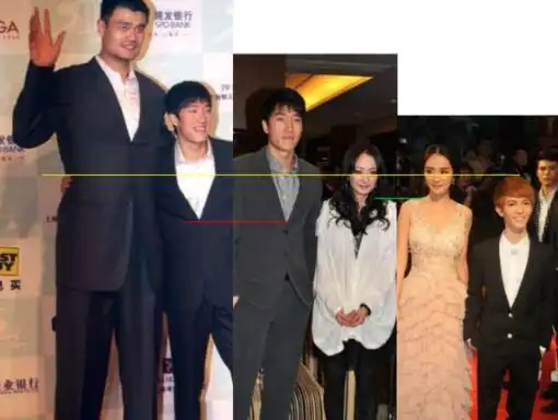 【图】揭秘郭敬明和姚明合影图片 最萌身高差遭网友调侃