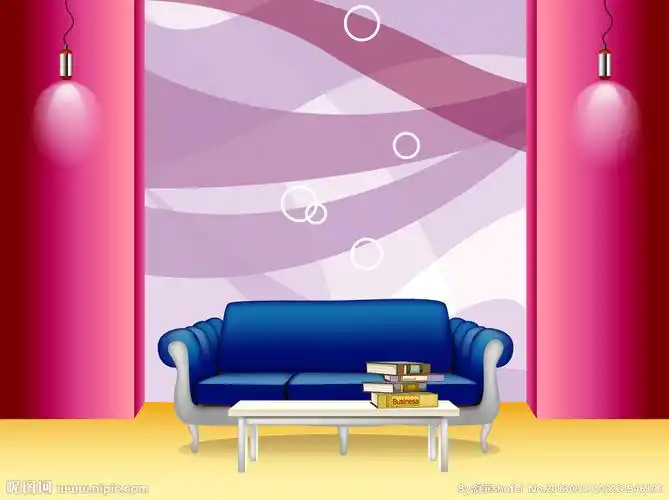 动漫 沙发墙图片