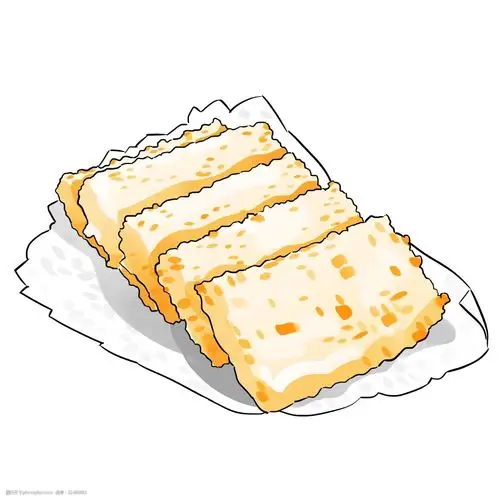 创意新年卡通美食糍粑