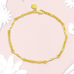 chowtaifook周大福eof154节节高升足金手链1625cm245g