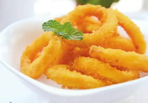 创意多变的鱿鱼圈 香酥脆爽 谁吃了都说好|鱿鱼圈|面包糠|鱿鱼筒_新浪