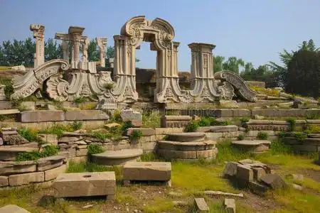 圆明园废墟图片