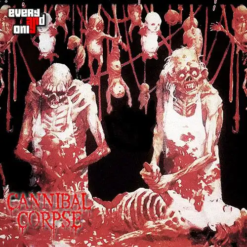 cannibalcorpse食人butcheredatbirth1991纯棉男女短袖t恤