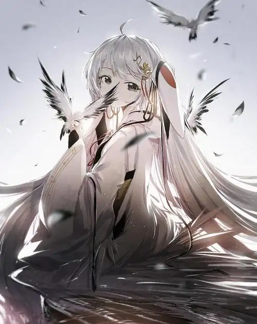 二次元黑暗系小姐姐壁纸,想你的时候,幸福得有些难过!