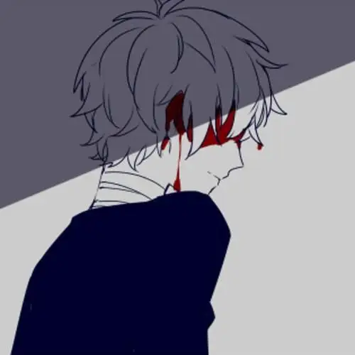 自残动漫头像女生