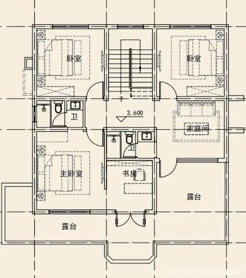 别墅设计-乡村房子设计图-农村自建房设计图-轩鼎房屋图纸网